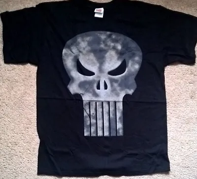 Marvel Official Punisher T Shirt Large L Black • £15