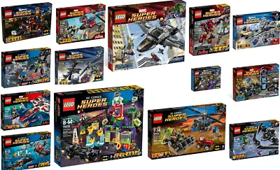 £241.65 • Buy LEGO ® Super Heroes Batman Turtles Mobil Jet Hulk Joker Spiderman Tumbler Mech ✅