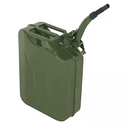 Jerry Can 5 Gal 20L NATO Style Oline Can Metal  Tank Emergency Backup • $36.58