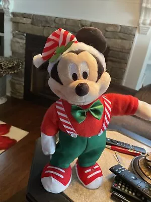 Disney Mickey Mouse Elf Christmas Animated Holiday Greeter • $46.99