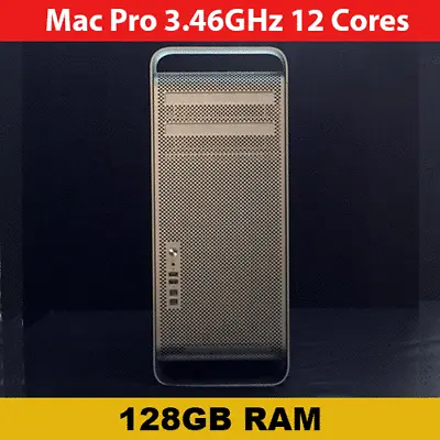Mac Pro 3.46Ghz 12-Cores 128GB RAM 1TB HDD ATI Radeon HD 5770 • $1721.93