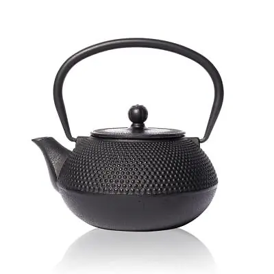 The Exotic Teapot Black Tenshi Cast Iron Teapot 600ml Japanese Style Infuser • £35.20