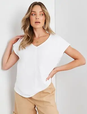 $17.49 • Buy Rockmans Extend Sleeve Placket Detail T-Shirt Womens Clothing  Tops T-Shirt