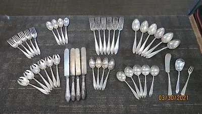 Js Company Sterling Silver Flatware Silverware 43pcs 1417 Grams • $1500