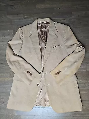 Jeffrey Allen Corduroy Blazer Romanian Vintage Vtg Y2k Rare 40 R Blazer Coat • $50