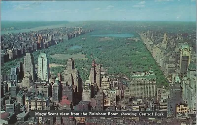 Birds Eye View From Rainbow Room Central Park New York City B928 • $9.99