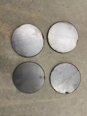 1/4  Steel Plate 5  Diameter A36 Steel Round Circle-LOT OF 4 • $22