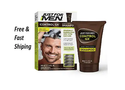 Just For Men Control GX Grey Reducing Shampoo Gradually Colors Hair 4 Ounce • $20.49