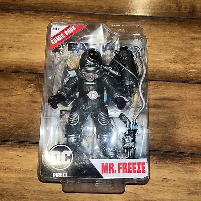 DC Direct Page Punchers: MR.  FREEZE 7  Figure W/Exclusive Batman Comic Book! • $31.50