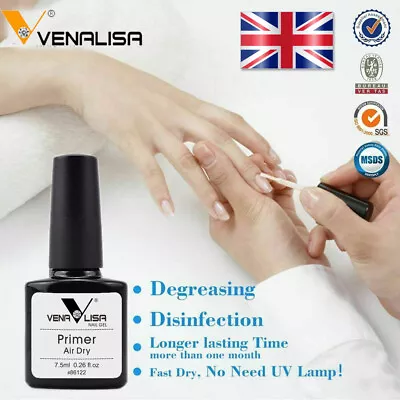 VENALISA Nail Prep Dehydrator & Acid-Free Primer For Acrylic And Gel Nail Polish • £2.99