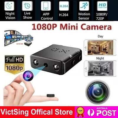 Full HD 1080P Mini Camera Security Video Recorder Camcorder DVR Night Vision APP • $26.99