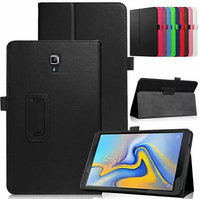 Leather Folio Flip Stand Case Cover For Samsung Galaxy Tab A 10.5  T590/T595 • £5.95