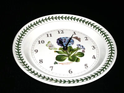 £38.91 • Buy Portmeirion Botanic Garden Blue Primrose Clock Made In Great Britain