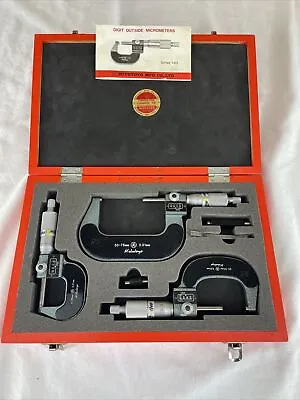 Mitutoyo Outside Micrometer Sets 193-901 M810-75 Made In Japan • $449.97