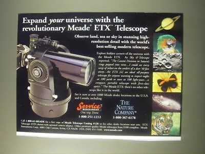 £18.13 • Buy 1998 Meade ETX Telescope Advertisement - Expand Your Universe