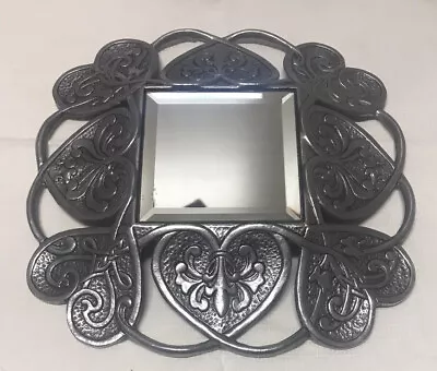 Beautiful Forevermore Kimberly McSparran Vintage Pewter Mirrored Display 10” • $30