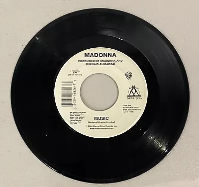 Madonna   Music / Cyberraga   Rare 45 Vinyl Record • $10