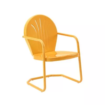 Griffith Outdoor Metal Armchair Tangerine Gloss • $97.17