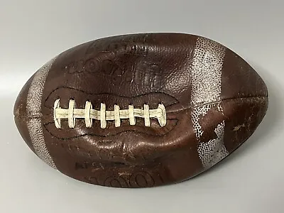 Vintage WILSON AFCA 1001 College Leather  FOOTBALL- Needs Bladder • $34.50