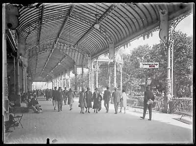 Plate Glass Old Photo Negative Black And White 13x18 Cm Vittel Galerie • $52.51