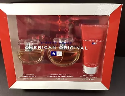 Stetson Woman American Original Gift Set Cologne 1 Fl Oz Spray Cologne .5 Lotion • $29.99