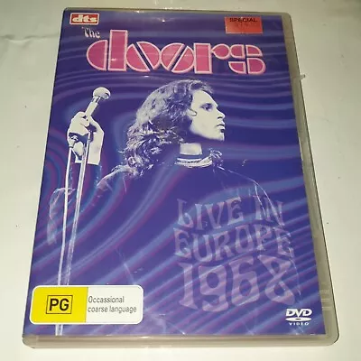 The Doors - Live In Europe (DVD 1968) Region 4 - FREE POST  • $9.99