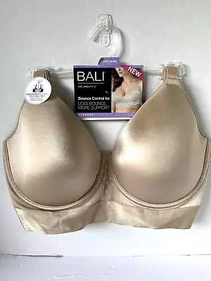 NEW Bali One Smooth U Bounce Control Underwire Bra Size 38DDD Beige DF3456 NWT • $23.99