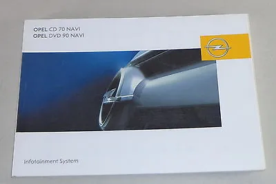 Operating Vauxhall Infotainment System CD 70 Satnav/DVD 90 Satnav Stand 1/2005 • £15.88