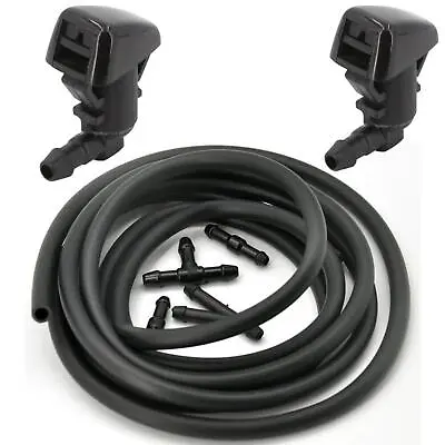 Universal Car Windshield Wiper Washer Squirter Nozzle Spray Jet Kit Fluid Hose2M • $333