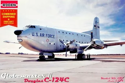 Roden 311 - 1/144 -Douglas C-124C Globemaster II 1947 American Aircaft Model Kit • $49.99