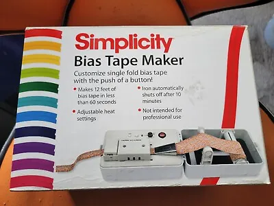 $85 • Buy Simplicity 881925 Bias Tape Maker
