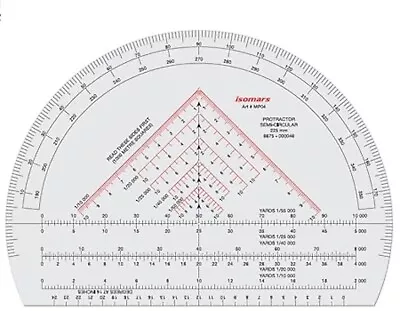 Military/Mils Protractor 9  • $20.46