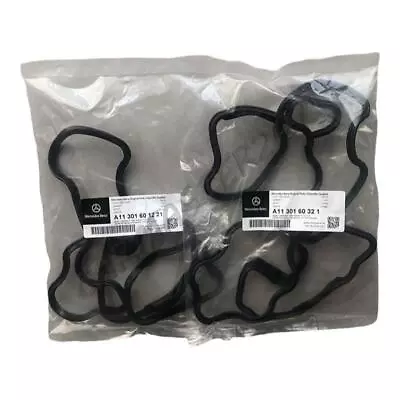 LEFT +RIGHT Side Kit X2 GENUINE MERCEDES Valve Cover Seal Gasket Set SEE FITMENT • $38.99