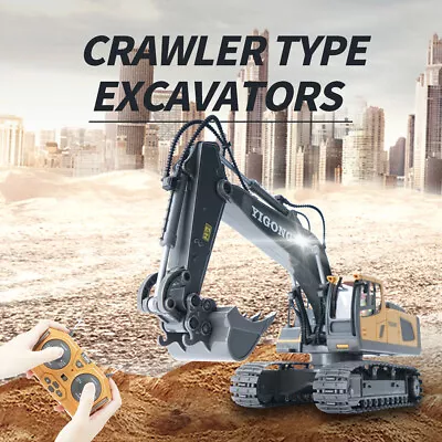 2.4GHz Remote Control Excavator Toy For Kids 1:20 RC Crawler Excavator Toy ToERV • $94.49