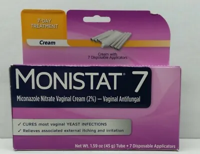 Monsitat 7 Net Wt 1.59 Oz 7 Day Treatment Cream EXP 4/24 • $9.99