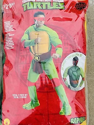 NEW RAPHAEL Teenage Mutant Ninja Turtles  Costume Mens Size Medium 32-34 • $27.99