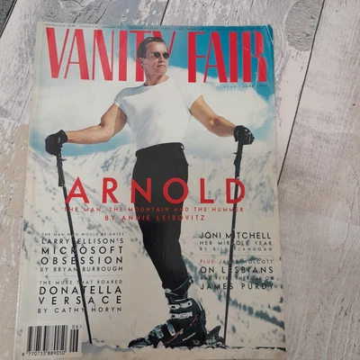 £30 • Buy Vanity Fair Magazine June 1997 Arnold Schwarzenegger & Vintage 90s Print Ads