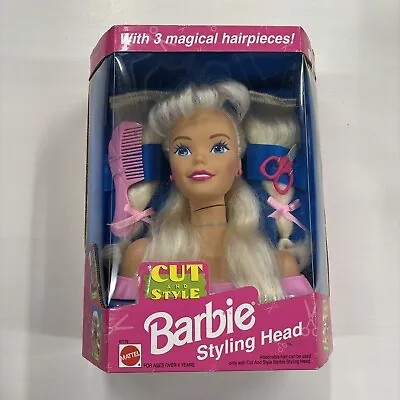 Vintage Cut & Style Barbie Styling Head Blonde Mattel New In Box 1994 • $82.98