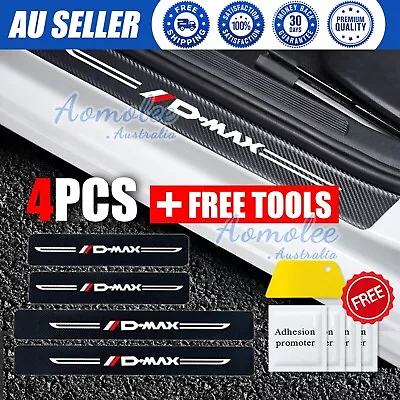 4x For Isuzu Dmax Car Door Plate Sill Scuff Anti Scratch Decal Sticker Protector • $14.85