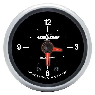 AutoMeter 3685; Sport-Comp II Clock 2-1/16  360? Electrical • $126.98