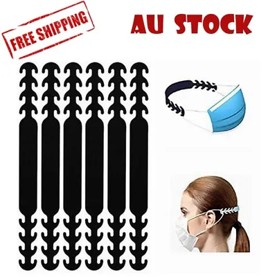 $1.99 • Buy 2/5x Face Mask Adjustable Ear Hook Strap Extension Fixing Clip Ear Saver Buckle