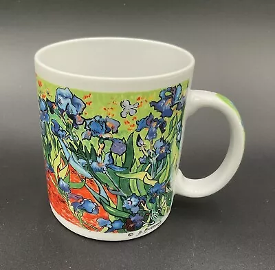 Chaleur Master Impressionists Coffee Mug Vincent Van Gogh Blue Irises Floral • $20