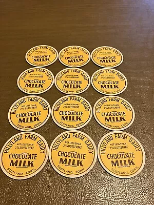 Lot Of 12 Hillyland Farm Dairy ScotlandConn.Milk Caps  • $2.25