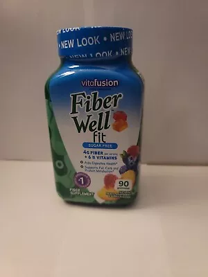 Vitafusion Fiber Well Fit  - Sugar-Free - 90 Gummies Exp 09/24 • $14.99