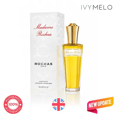 £37.93 • Buy Madame Rochas By Rochas Eau De Toilette 100ml Women's Fragrance Spray New Boxed