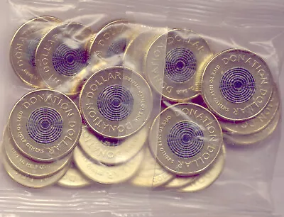$39 • Buy MINT BAG With 20 X $1 UNCIRCULATED DONATION COINS    - CHEAP