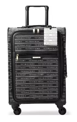 Victoria Secret Black And White Getaway Carry On Suitcase Travel Weekend • $135