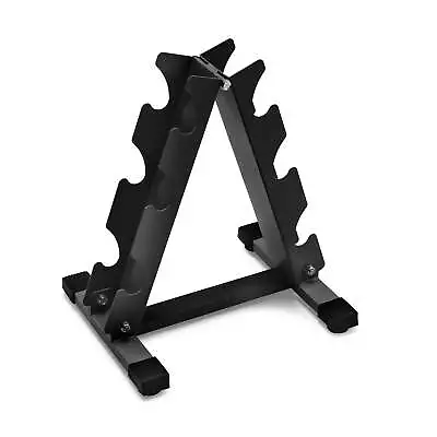 3 Tiered A-Frame Dumbbell Rack (Holds 3 Pairs) • $35