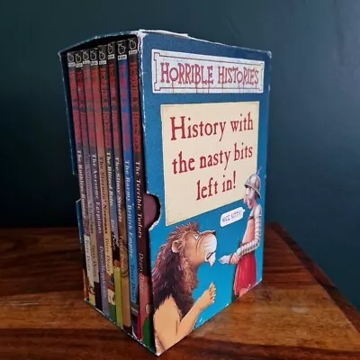 Horrible Histories Box Set History With The Nasty Bits Left In! 9 Books • £15