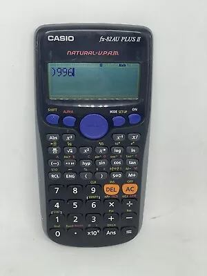 Casio Fx-82AU Plus II Natural - V.P.A.M. Scientific Calculator Tested Working  • $25